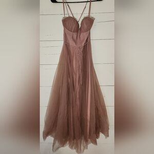 Selfie Leslie-  MIDI DRESS ROSE